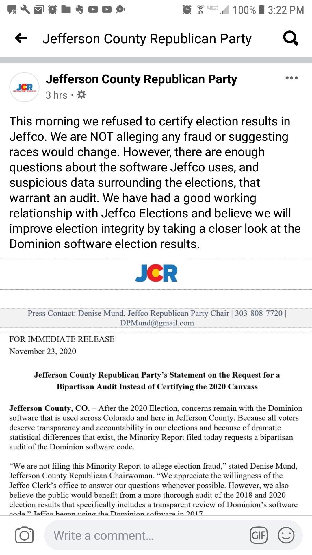 JeffcoGOPNoCertify2020GeneralElectionFB