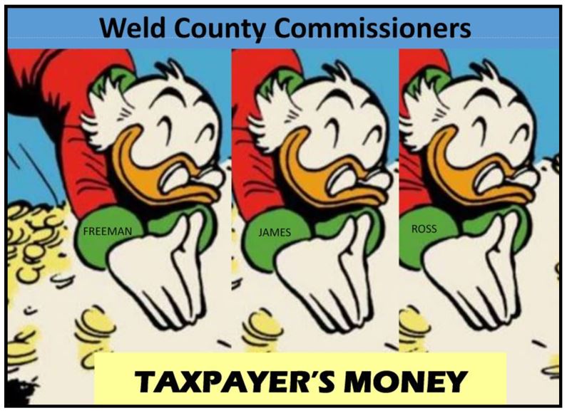 ScroogeMcDuckSwimmingInMoney3CommissionersFramed